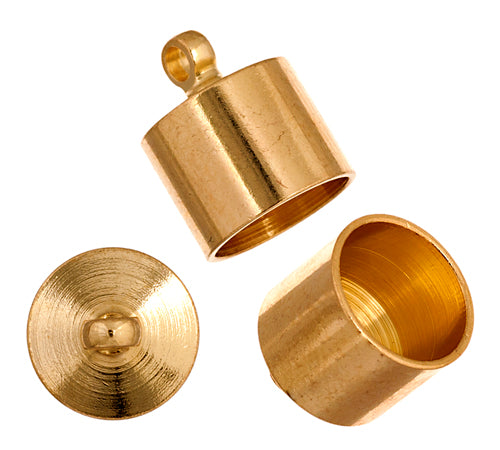 Necklase Caps Gold 10mm