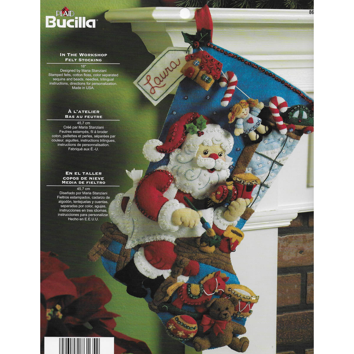 Bucilla - Santa In the Workshop