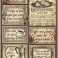 Ríspappír A4 - Coffee and Chocolate labels