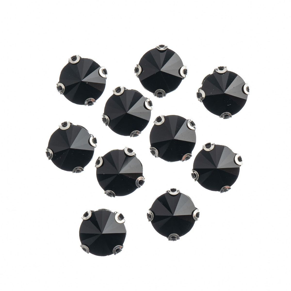 Skrautsteinar 'Sew on - Silver Setting