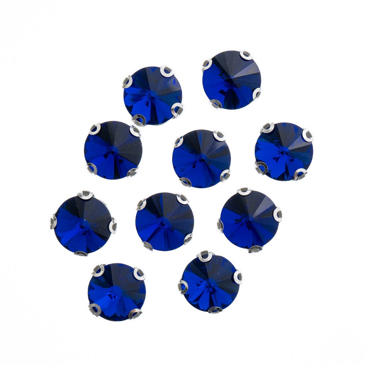 Skrautsteinar 'Sew on - Silver Setting