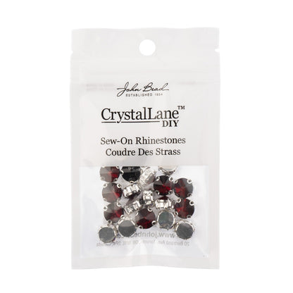 Skrautsteinar 'Sew on - Silver Setting