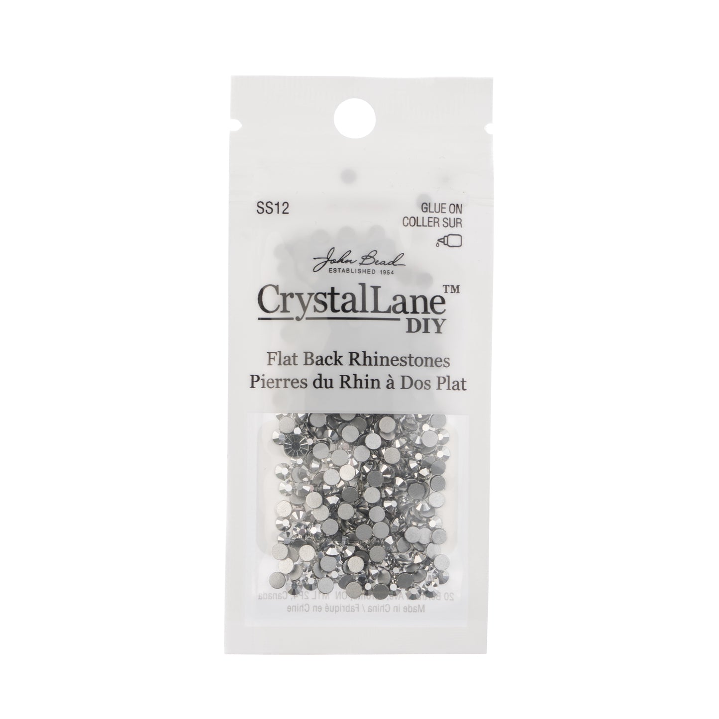Skrautsteinar - Rhinestone ss12 (3mm)