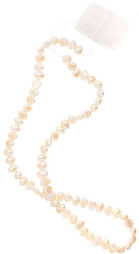 Vatnsperlulengja 5-6mm - Off white