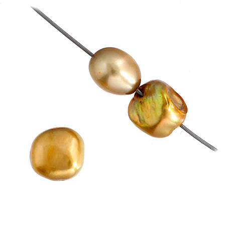 Vatnsperlulengja 8mm - Gold