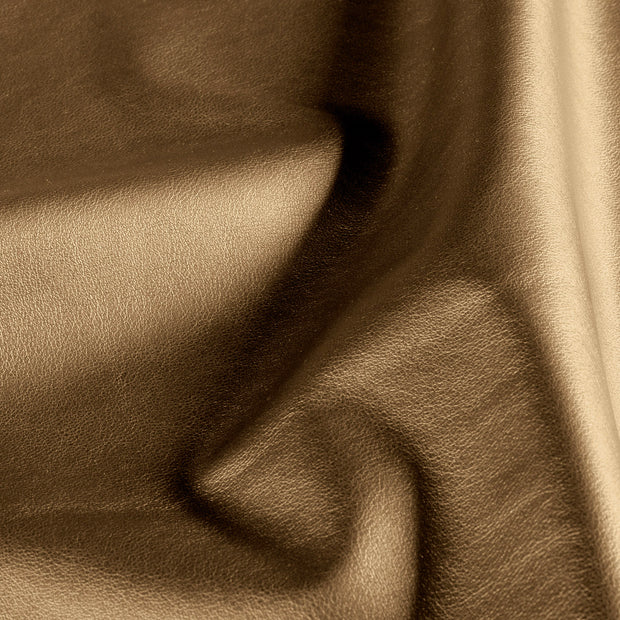 Stretch Leather fabric foiled