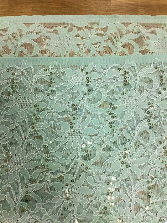 Blúnduefni Sequins 70009