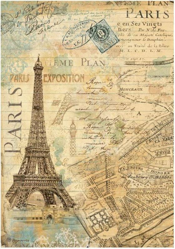 Ríspappír A4 - Around the World Paris