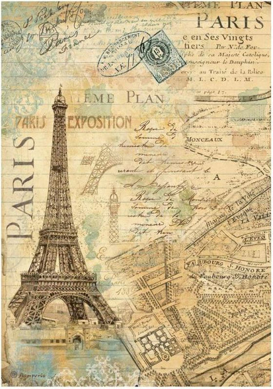 Ríspappír A4 - Around the World Paris