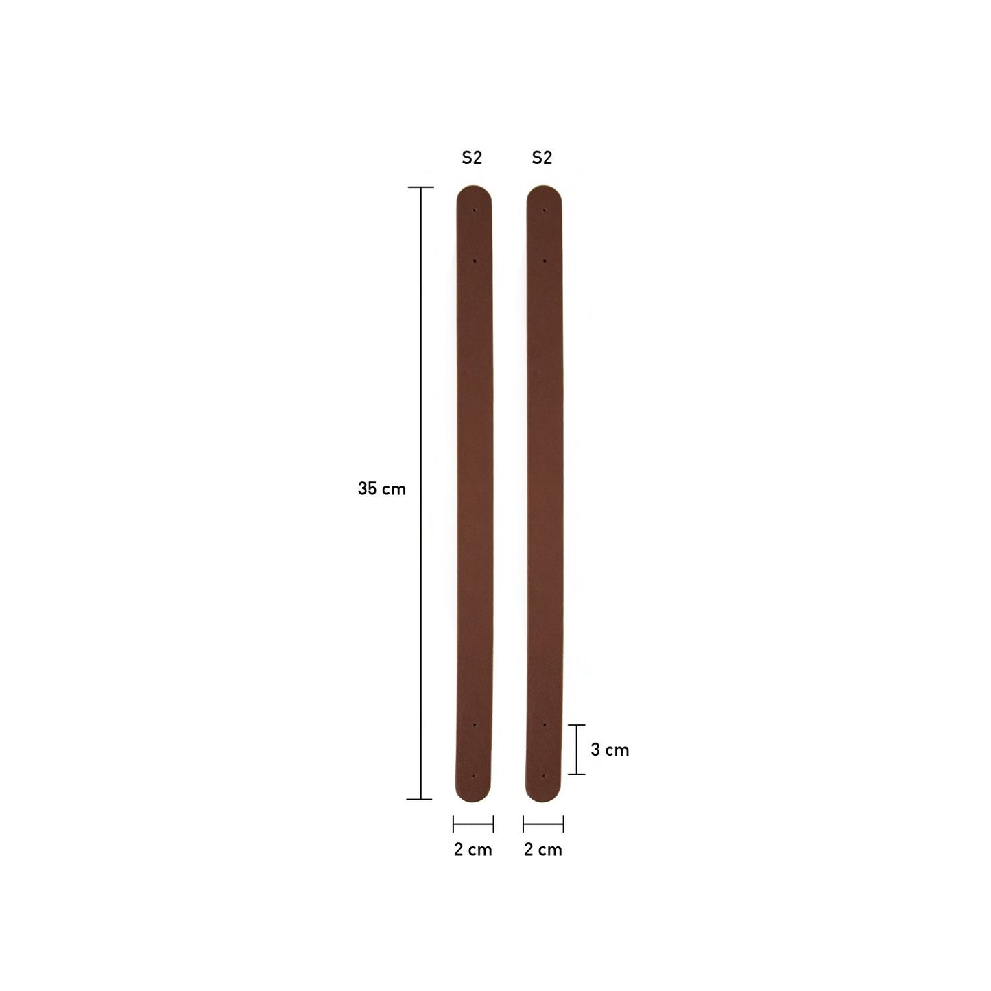 Tösku handföng 35cm