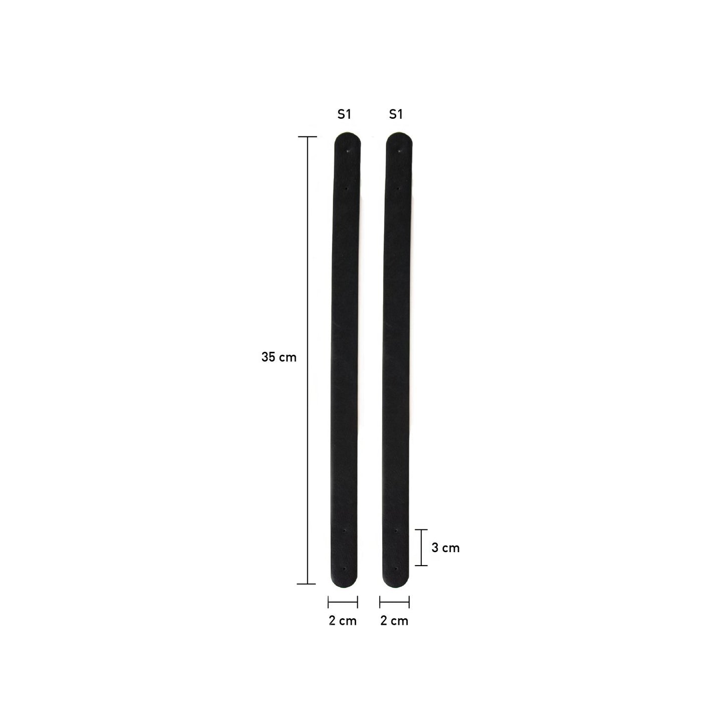 Tösku handföng 35cm