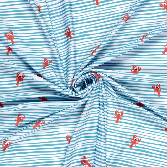 Swimwear Jersey UPF50 Recycled Crabs Baby Blue