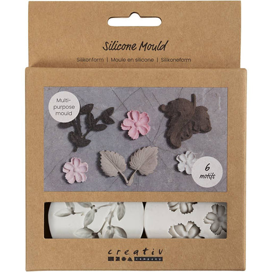 Silikon Mót - Leaves and flowers