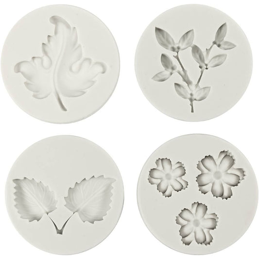 Silikon Mót - Leaves and flowers