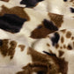 Velours fabric printed Cows 4514