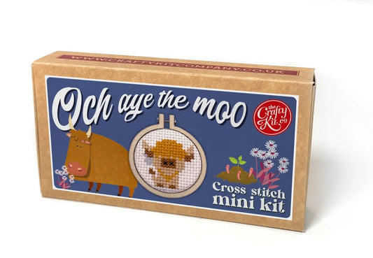 Útsaumur - Och aye the moo