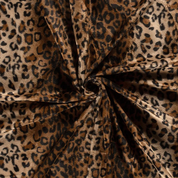 Velours Printed Panther Brown