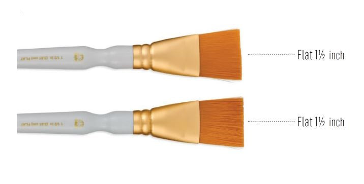 Flat Brush/ 2stk.