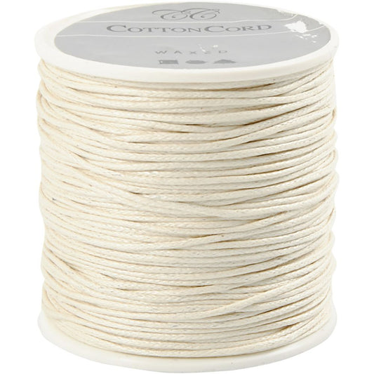 Cotton Cord 1mm / waxed
