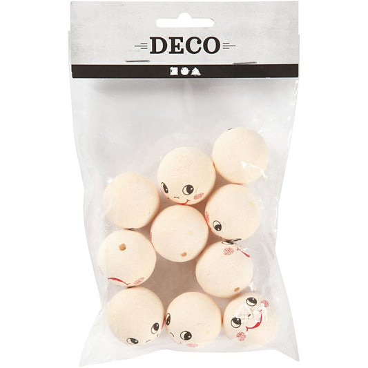 Cotton Faces 30mm/ 10stk