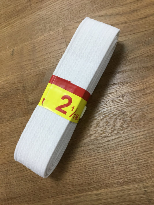 Teygja 30mm/2,5mtr - white