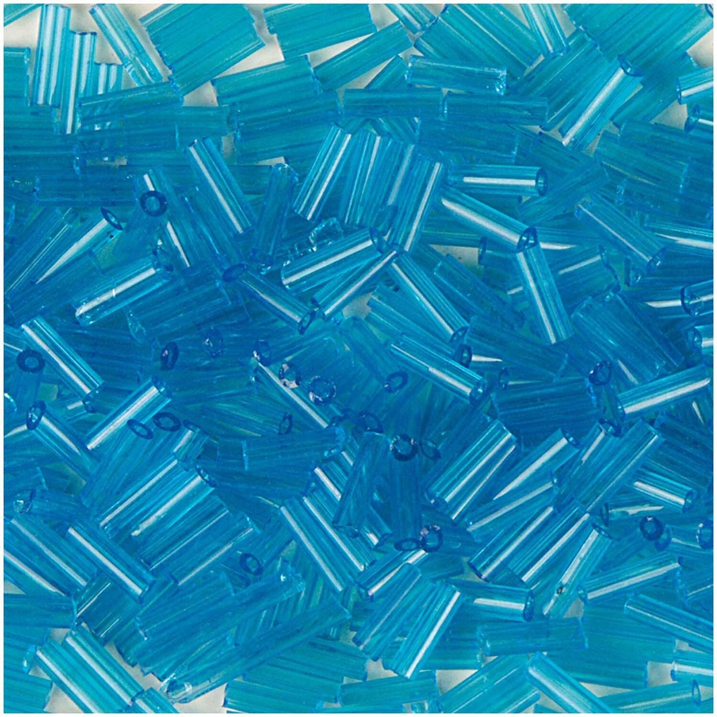 Perlur Rocaille Sticks 6,75mm - Iridescent Turquoise
