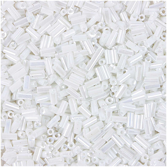 Perlur Rocaille Sticks 6,75mm - White