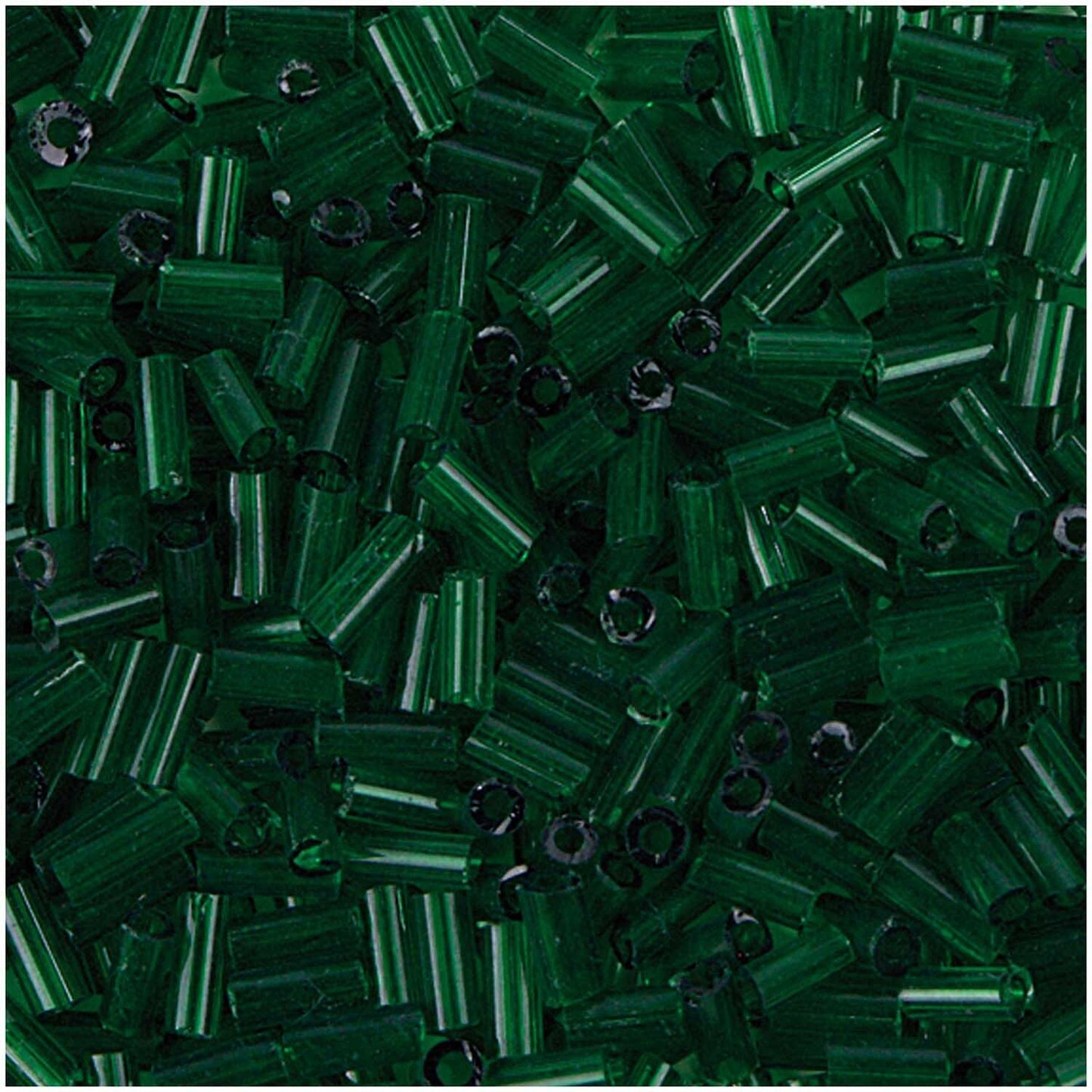 Perlur Rocaille Sticks 6,75mm - Transparent Green