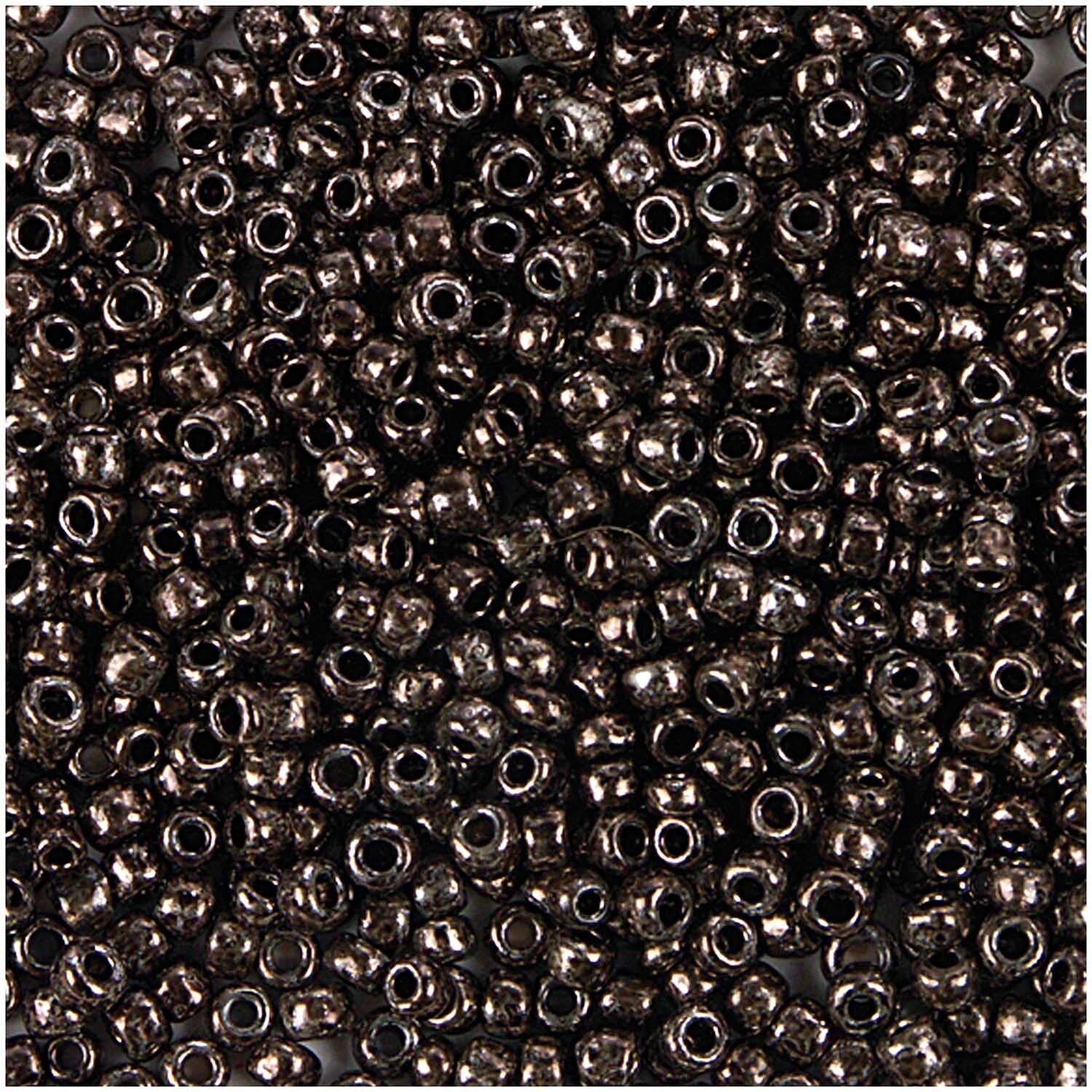Perlur Rocaille 3,1mm - Copper Metallic Dark – Föndra