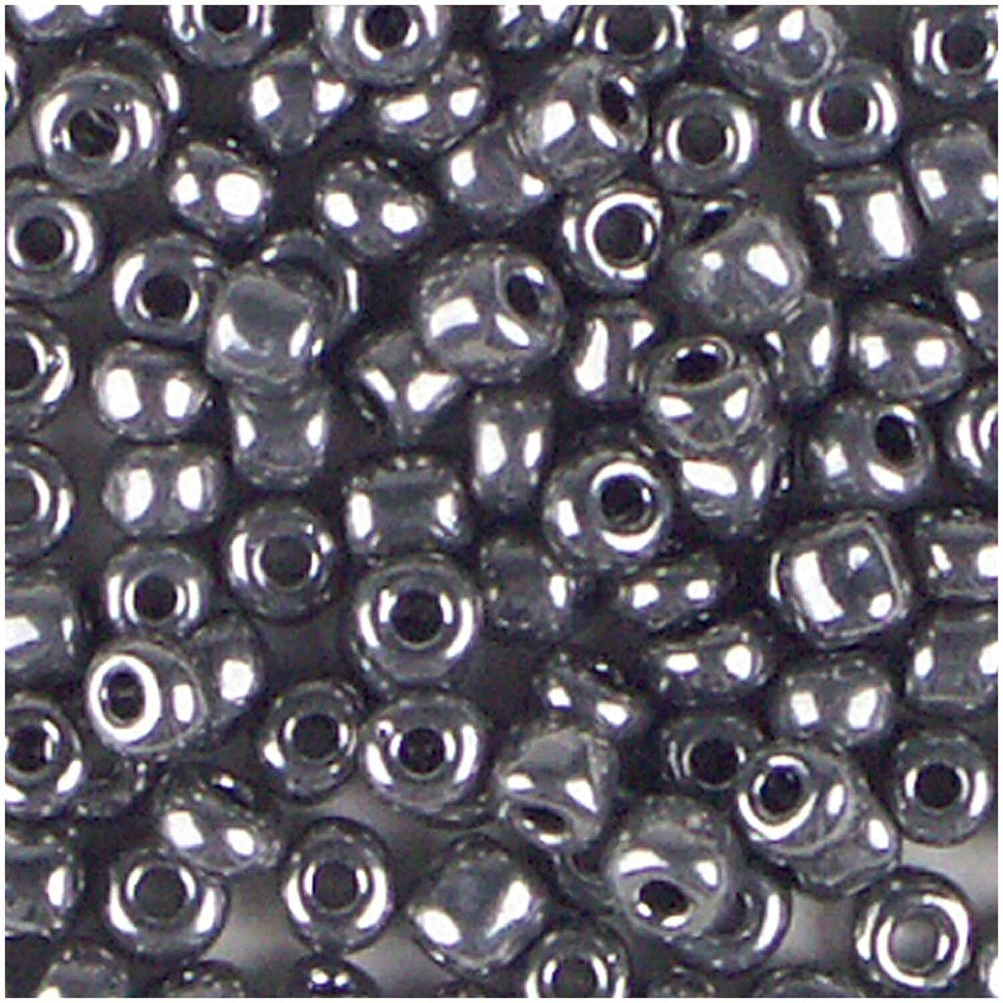 Perlur Rocaille 4mm - Old Silver