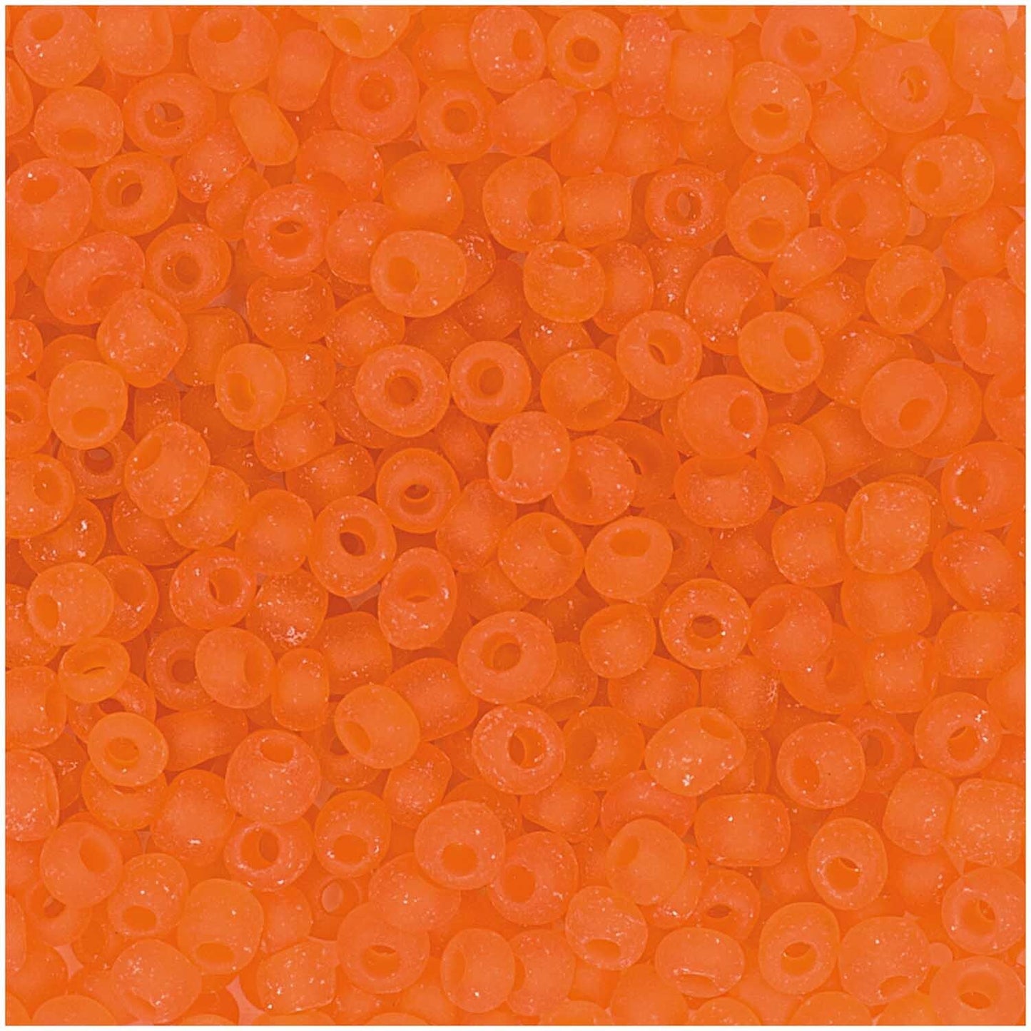 Perlur Rocaille 3,1mm - Matte Orange