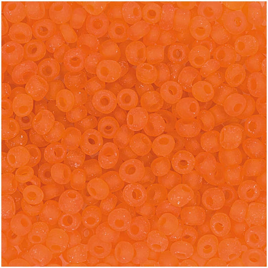 Perlur Rocaille 3,1mm - Matte Orange