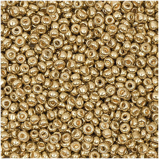 Perlur Rocaille 2mm - Gold Metallic