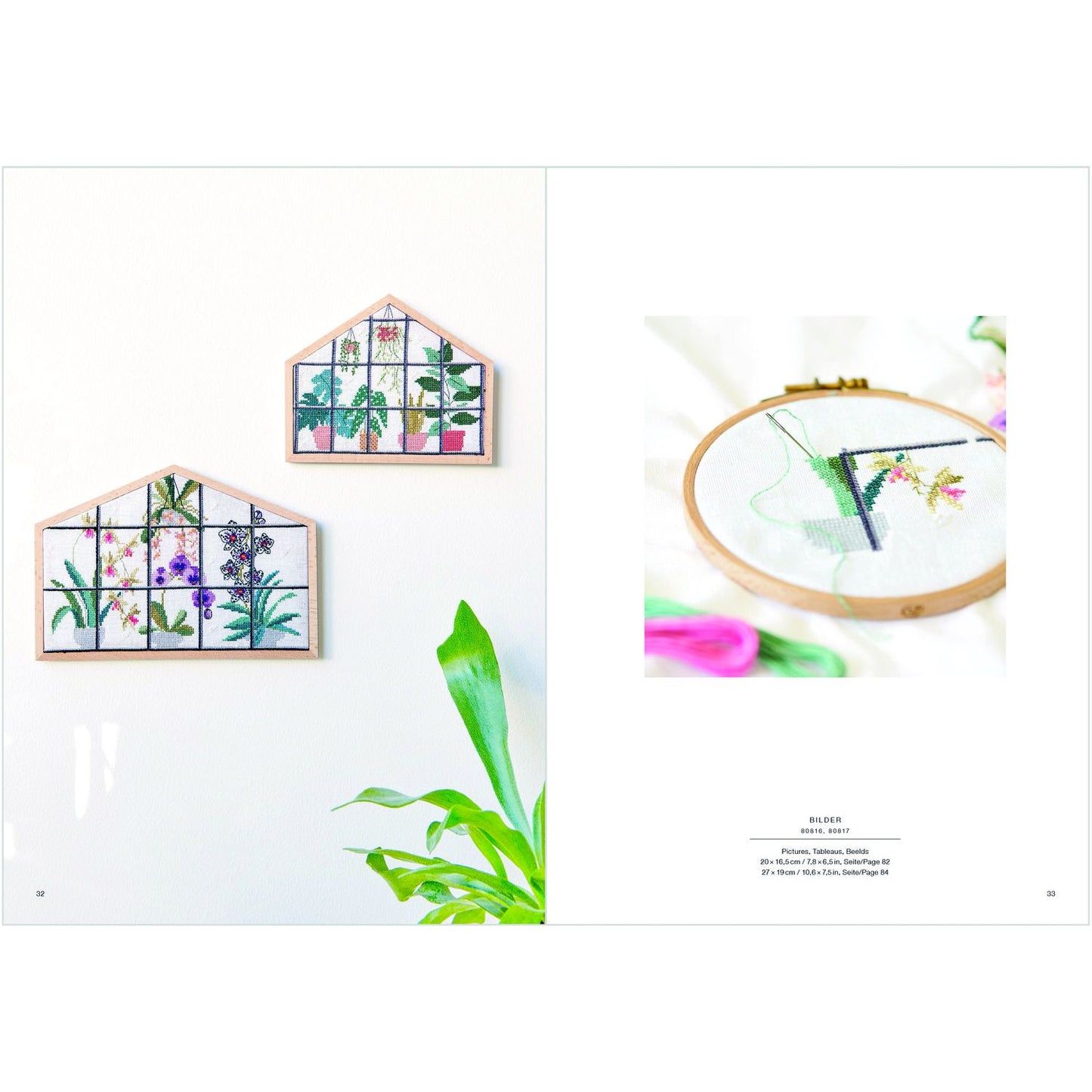 Embroidery Book - Flowers+Pixels