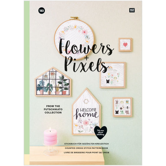 Embroidery Book - Flowers+Pixels