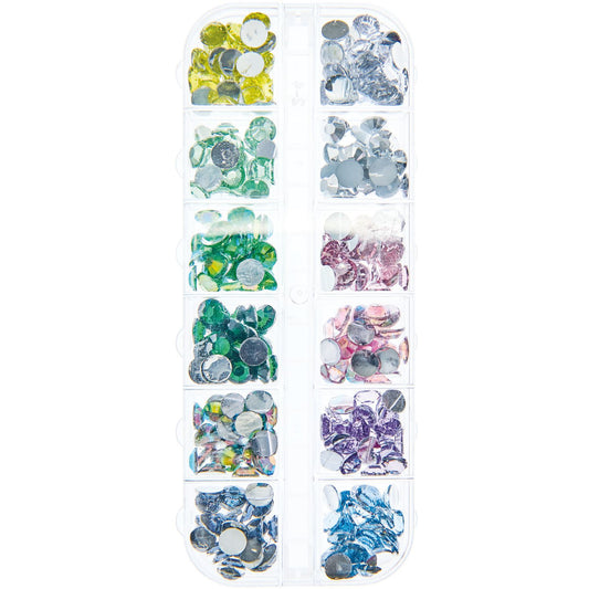 Skrautsteinar - Pastel mix