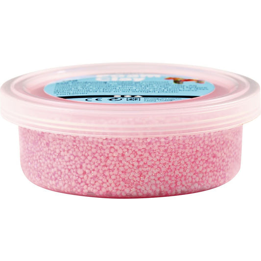 Foam Clay pink glitter 35gr