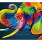 Diamond Painting - Rainbow elephant