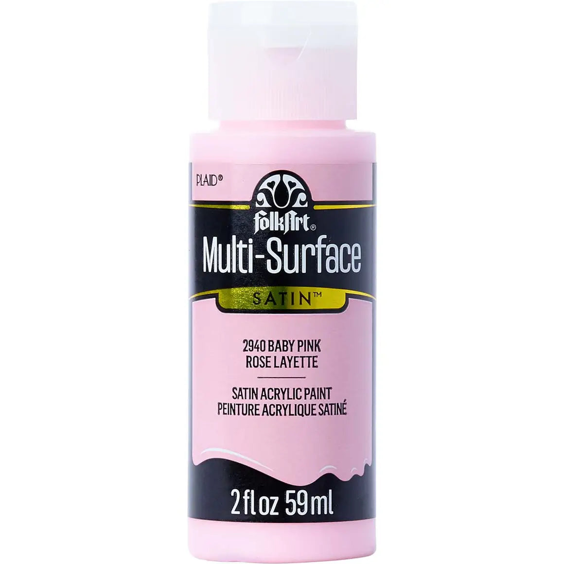 FolkArt Multi-Surface Akrílmálning 2oz - Margir litir
