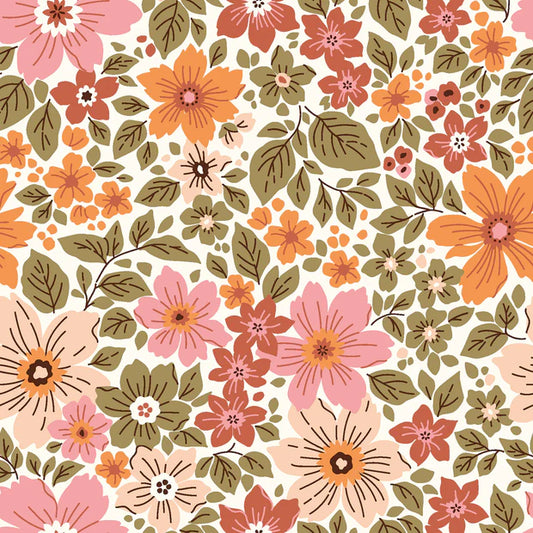 Poplin Floral 100co