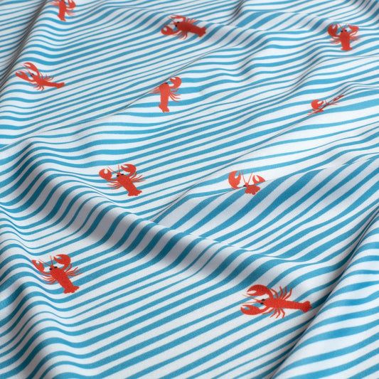 Swimwear Jersey UPF50 Recycled Crabs Baby Blue