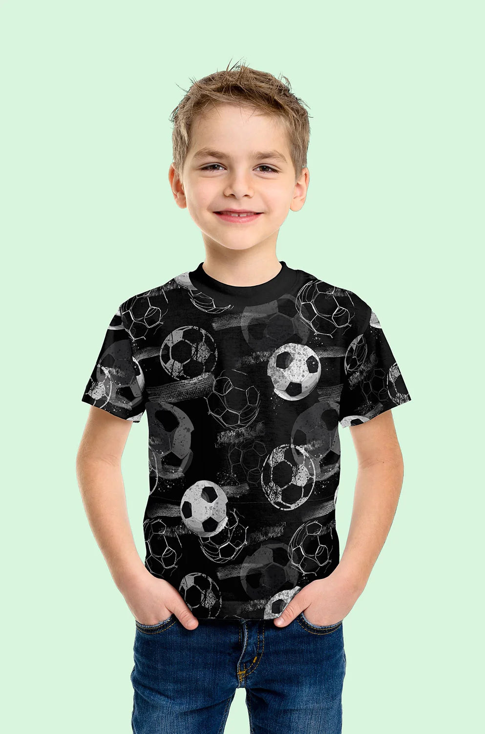 Bómullarjersey - Soccer