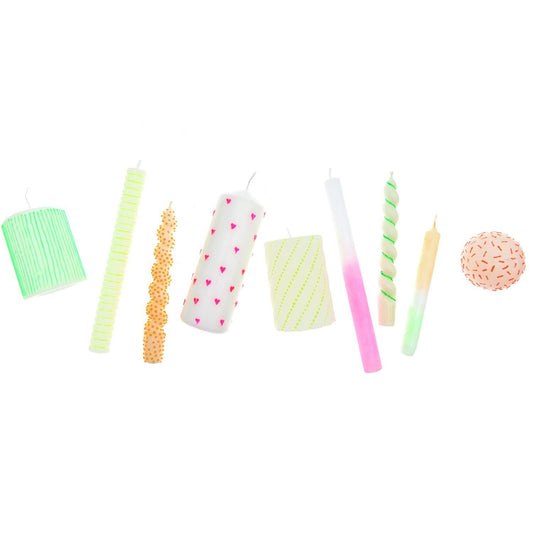 Kertapennar  Neon 6stk