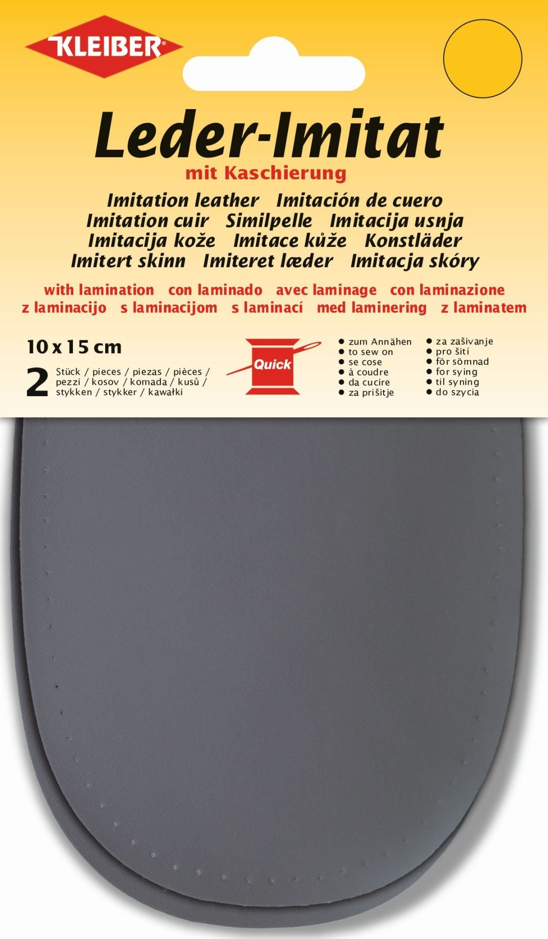 Bætur imitation leather - Dark Grey