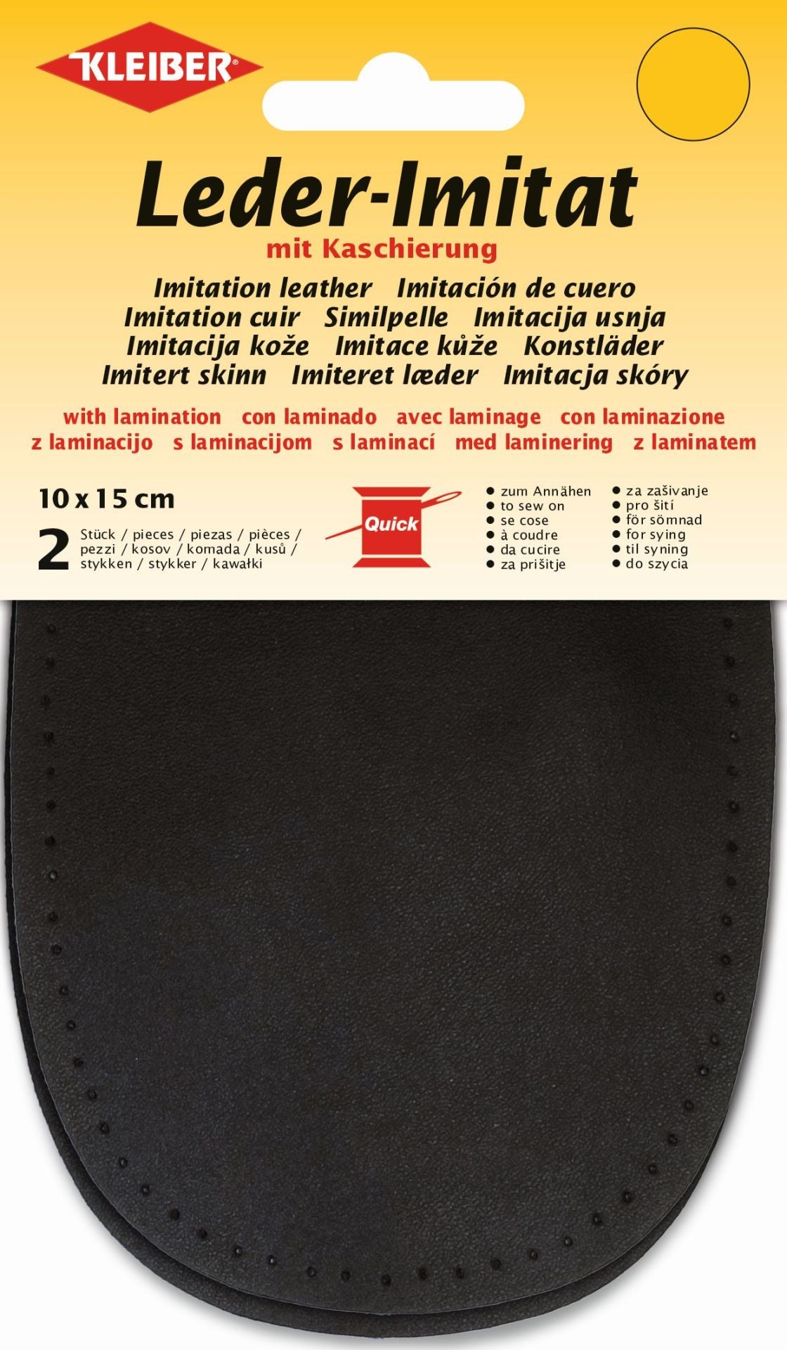 Bætur imitation leather - Black