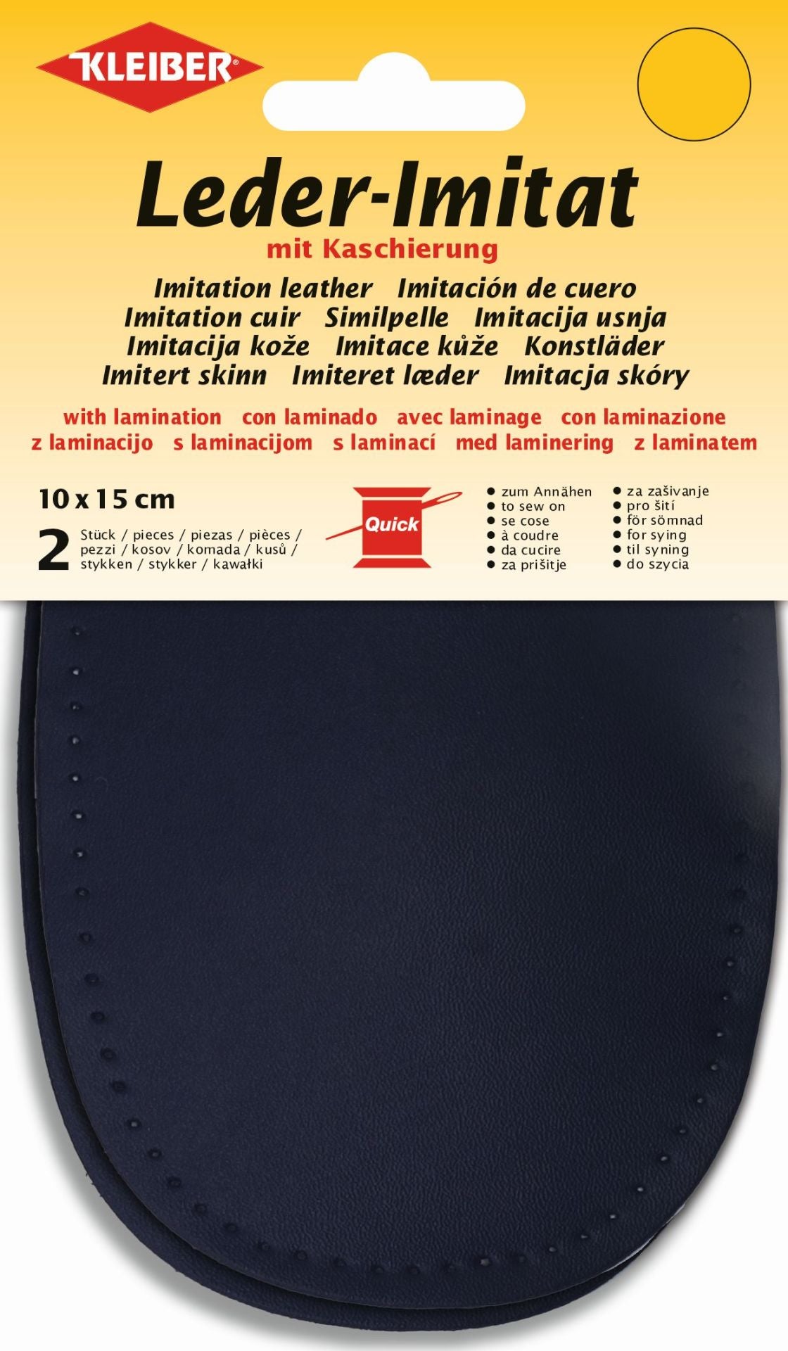 Bætur imitation leather - Marine