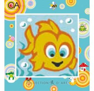 Útsaumur - Barna - Goldfish