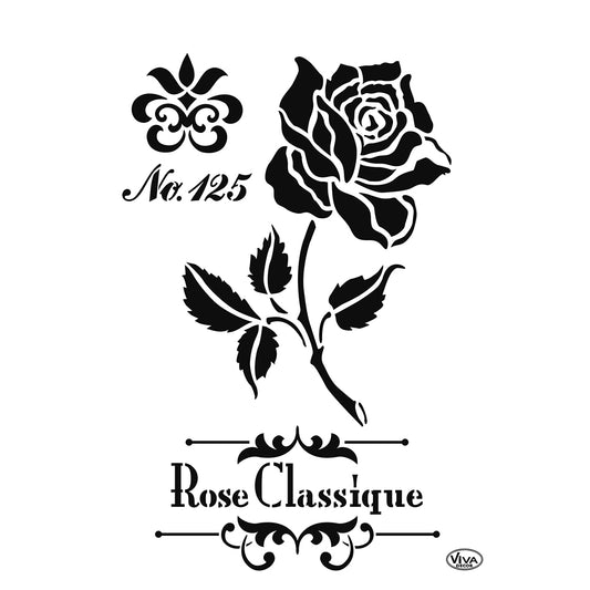 Stensill A4 - Rose Classique