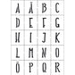 Stensill A5 2-piece. Alphabet modern