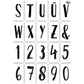 Stensill A3 - "Alphabet modern"